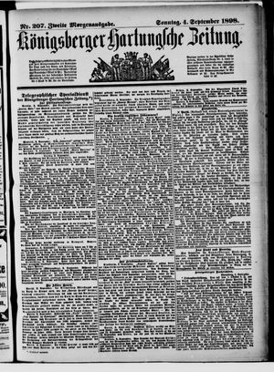 Königsberger Hartungsche Zeitung vom 04.09.1898