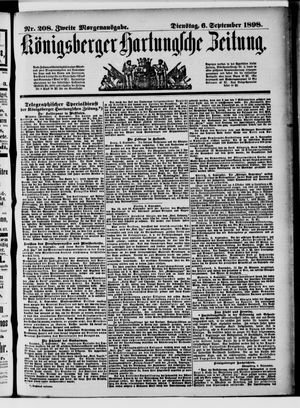Königsberger Hartungsche Zeitung vom 06.09.1898