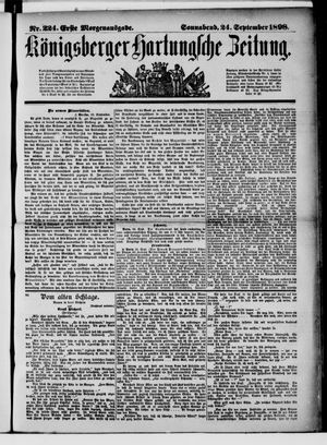 Königsberger Hartungsche Zeitung vom 24.09.1898