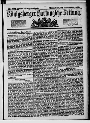 Königsberger Hartungsche Zeitung vom 24.09.1898