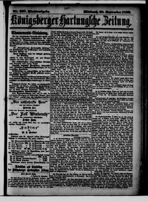 Königsberger Hartungsche Zeitung vom 28.09.1898