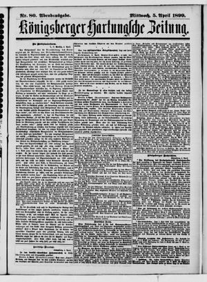 Königsberger Hartungsche Zeitung vom 05.04.1899