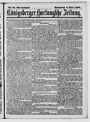 Königsberger Hartungsche Zeitung vom 08.04.1899