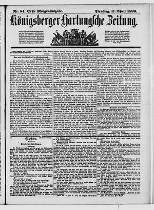 Königsberger Hartungsche Zeitung on Apr 11, 1899