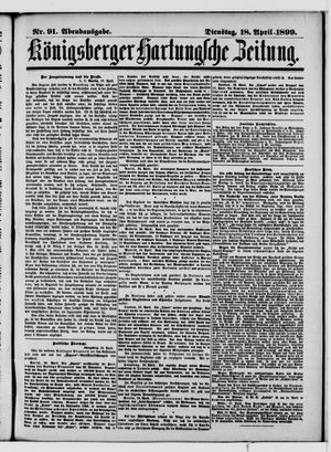 Königsberger Hartungsche Zeitung vom 18.04.1899