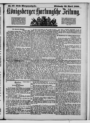 Königsberger Hartungsche Zeitung vom 26.04.1899
