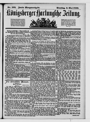 Königsberger Hartungsche Zeitung on May 2, 1899