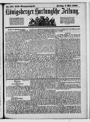 Königsberger Hartungsche Zeitung vom 05.05.1899