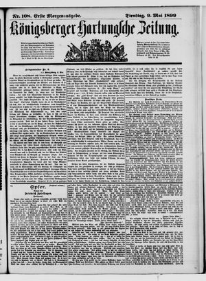 Königsberger Hartungsche Zeitung vom 09.05.1899