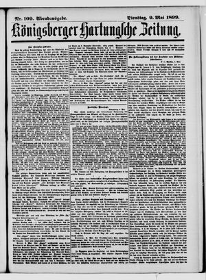 Königsberger Hartungsche Zeitung on May 9, 1899