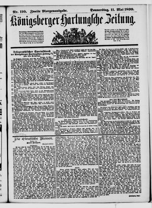 Königsberger Hartungsche Zeitung vom 11.05.1899