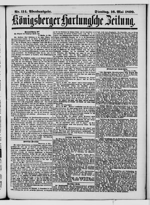 Königsberger Hartungsche Zeitung vom 16.05.1899
