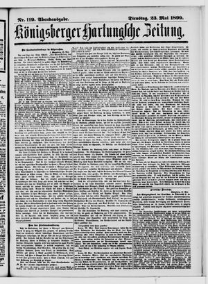 Königsberger Hartungsche Zeitung vom 22.05.1899