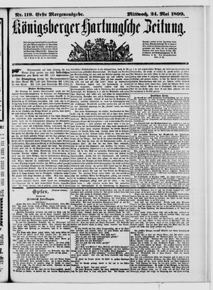 Königsberger Hartungsche Zeitung vom 23.05.1899