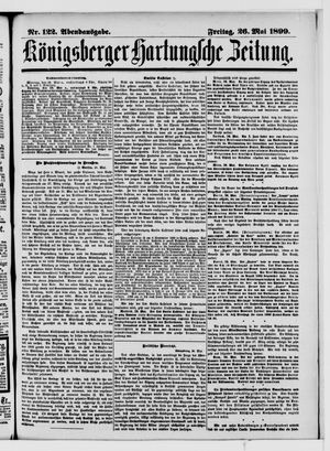 Königsberger Hartungsche Zeitung vom 25.05.1899