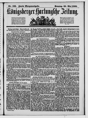 Königsberger Hartungsche Zeitung on May 28, 1899