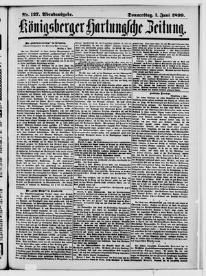 Königsberger Hartungsche Zeitung vom 01.06.1899