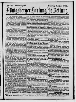 Königsberger Hartungsche Zeitung vom 06.06.1899