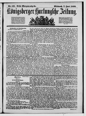 Königsberger Hartungsche Zeitung vom 07.06.1899