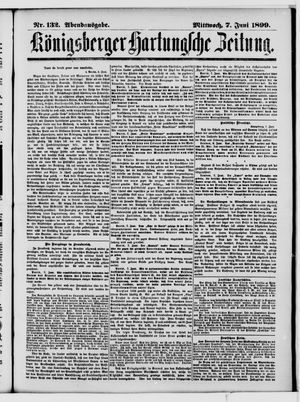 Königsberger Hartungsche Zeitung vom 07.06.1899