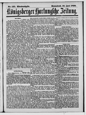 Königsberger Hartungsche Zeitung on Jun 10, 1899