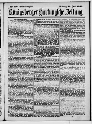 Königsberger Hartungsche Zeitung vom 12.06.1899