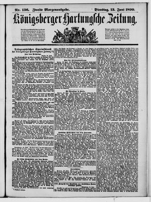 Königsberger Hartungsche Zeitung vom 13.06.1899