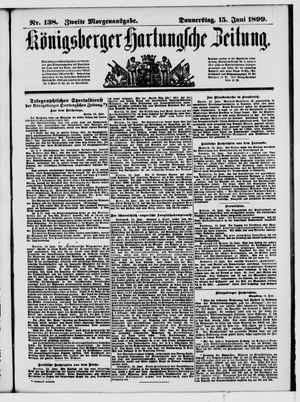 Königsberger Hartungsche Zeitung on Jun 15, 1899