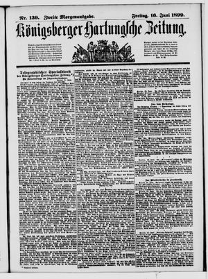 Königsberger Hartungsche Zeitung vom 16.06.1899