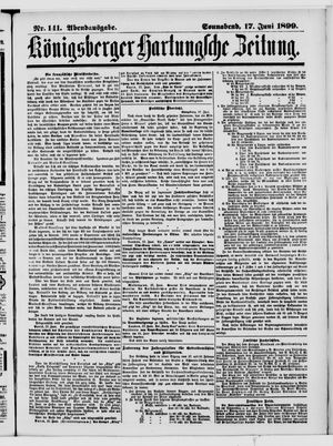 Königsberger Hartungsche Zeitung on Jun 17, 1899