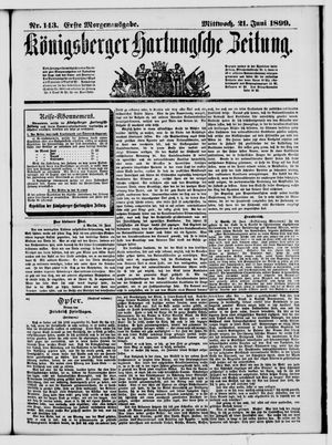 Königsberger Hartungsche Zeitung on Jun 21, 1899