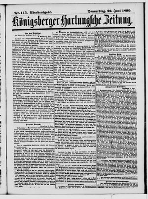 Königsberger Hartungsche Zeitung vom 22.06.1899