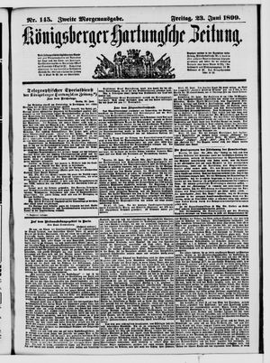 Königsberger Hartungsche Zeitung vom 23.06.1899
