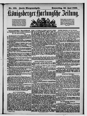 Königsberger Hartungsche Zeitung vom 29.06.1899