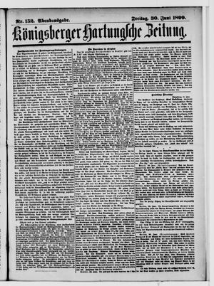 Königsberger Hartungsche Zeitung vom 30.06.1899