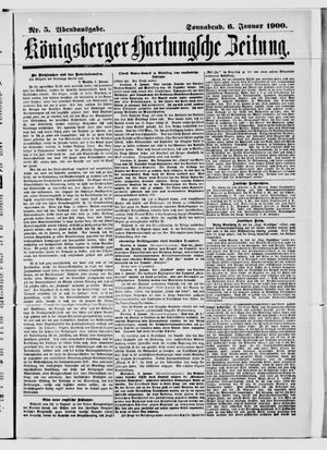 Königsberger Hartungsche Zeitung vom 06.01.1900