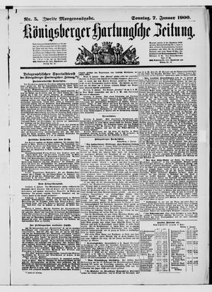 Königsberger Hartungsche Zeitung on Jan 7, 1900