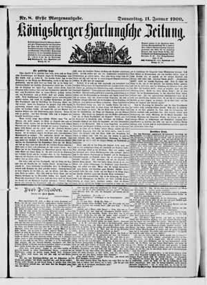 Königsberger Hartungsche Zeitung on Jan 11, 1900