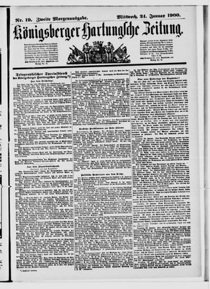 Königsberger Hartungsche Zeitung on Jan 24, 1900