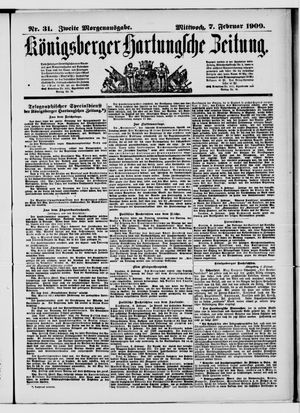Königsberger Hartungsche Zeitung vom 07.02.1900