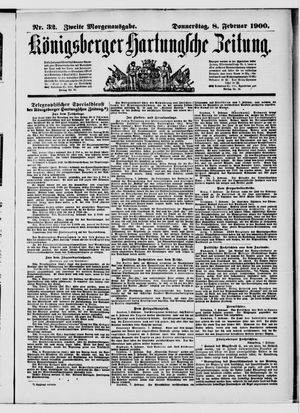 Königsberger Hartungsche Zeitung on Feb 8, 1900