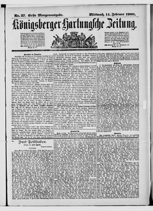 Königsberger Hartungsche Zeitung on Feb 14, 1900