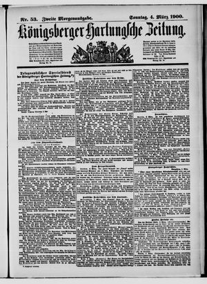 Königsberger Hartungsche Zeitung on Mar 4, 1900