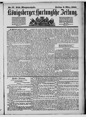 Königsberger Hartungsche Zeitung vom 09.03.1900