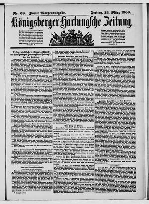 Königsberger Hartungsche Zeitung vom 23.03.1900