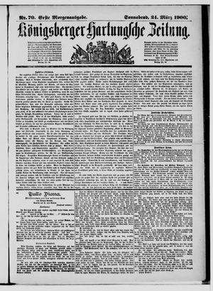 Königsberger Hartungsche Zeitung vom 24.03.1900