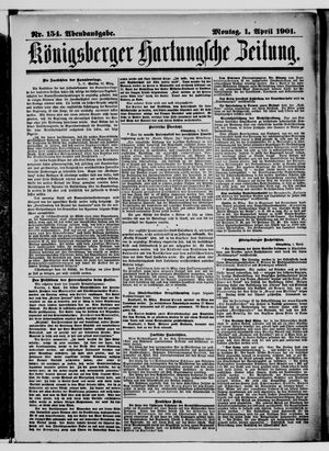 Königsberger Hartungsche Zeitung vom 01.04.1901