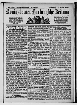 Königsberger Hartungsche Zeitung vom 02.04.1901