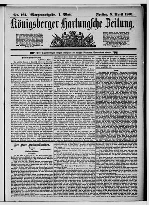 Königsberger Hartungsche Zeitung vom 05.04.1901