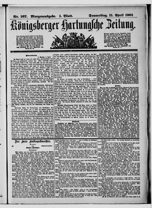 Königsberger Hartungsche Zeitung vom 11.04.1901